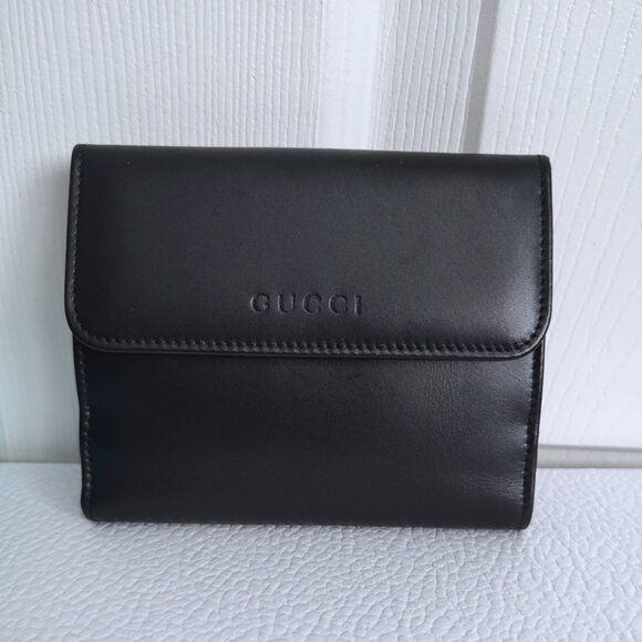 Gucci leather compact wallet w/box in GIFTABLE condition - Picture 5 of 11